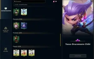 Conta Lol Nível147 com email diamante 4(TFT)