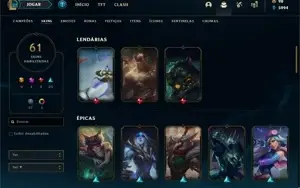Conta Lol Nível147 com email diamante 4(TFT)