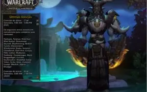 CONTA WOW TOP COM SKIN DRUIDA GUARDIÃO