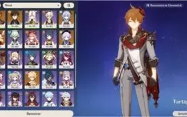 Ganyu Zhongli Klee Mona Qiqi +Oração +Atlas +Orgulho