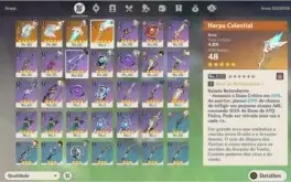 Ganyu Zhongli Klee Mona Qiqi +Oração +Atlas +Orgulho