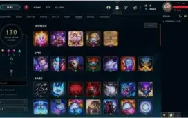 CONTA LOL 300+ SKINS LEVEL 178