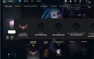Conta bronze 2 com 26 Champs e 6 Skins ( 1 Ultimate )