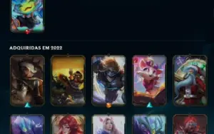 Conta LOL 182 Skins com RP Lv661 + Conta Valorant de Brinde