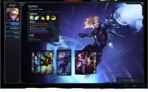 Conta League of Legends.
