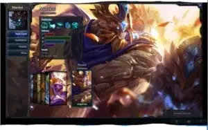 Conta League of Legends.