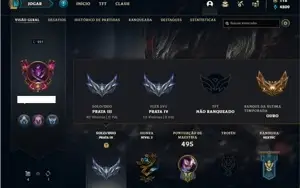 Conta prata 3 com TODOS os champs e 87 Skins