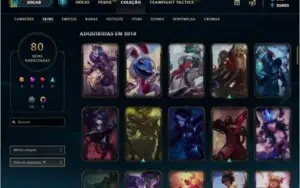 Conta lol Ouro 2 completa