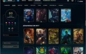 Conta lol Ouro 2 completa
