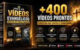 +400 Vídeos Evangélicos Para TikTok, Reels e Shorts
