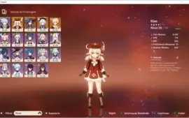 Klee,Mona c1, Qiqi c1, Atlas Celestial, Espinha D. ( passe)
