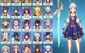 AR 50 AYAKA, AYATO, JEAN, KEQING E GARANTIDO + FALCÃO