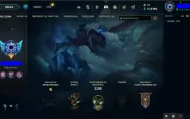 Conta Main Jg/Main Ww/Unranked/Varias Skins