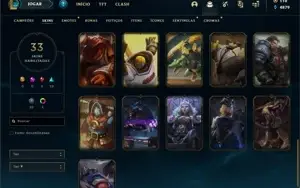 Vende-se Conta de LoL Platina 1