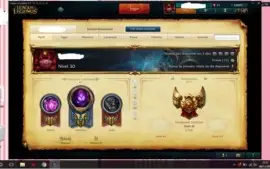 Vendo conta lol ouro 3, todos campeões, 113 skins
