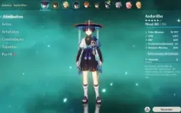 AR 57 Childe,Xiao,Yae,Zhongli,Andarilho+Prova de Kagura,jade