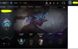 CONTA LEAGUE OF LEGENDS PLATINA l