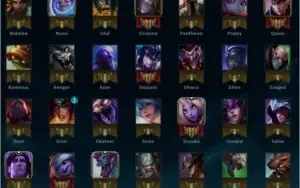 CONTA DE LEAGUE OF LEGENDS (PLATINA V E 65 SKINS)