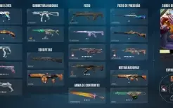 vendo conta com bastante skin de passe e pacote, incluindo a