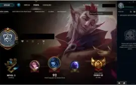 CONTA GOLD 3 LOL
