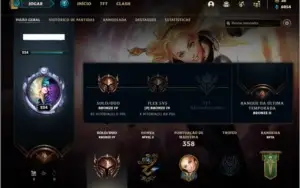 Conta bronze 4 afundada com 89 champs e 39 skins