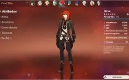 Genshin impact AR 54 (90% p 55) 4 personagens 5 estrelas