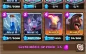 Conta Clash, cartas bem upadas 11 lendárias 4000+ troféus