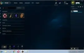 Conta league of legends (nunca jogado ranked)