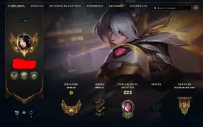 Conta Full Acesso - 67 Skins - Main Irelia C/ Prestigio