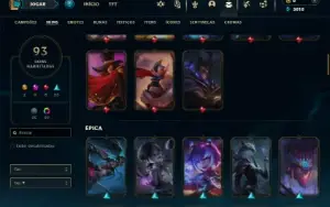 Esmeralda 3 com 125 Champs e 93 Skins