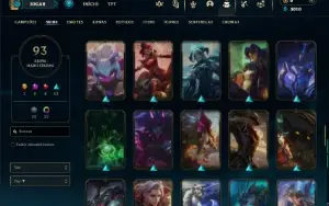 Esmeralda 3 com 125 Champs e 93 Skins