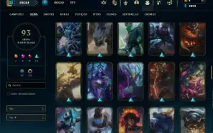 Esmeralda 3 com 125 Champs e 93 Skins