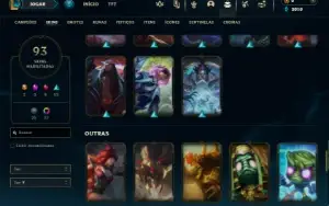 Esmeralda 3 com 125 Champs e 93 Skins