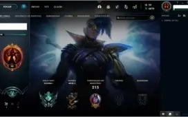 CONTA PLATINA 1 LOL PRONTA PRA TROCAR DE NICK