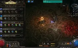 Spark destruindo boss no POE 2 – 300k DPS + Aflições e Mana
