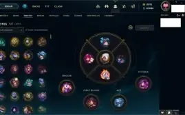 Conta LoL 1200+ skins Plat1