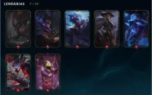 Conta LOL | DIAMANTE 2 | S9 MESTRE | 89 SKINS