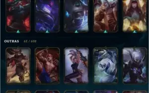 Conta LOL | DIAMANTE 2 | S9 MESTRE | 89 SKINS