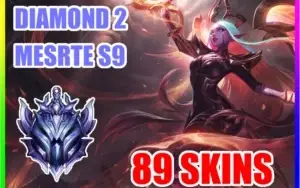 Conta LOL | DIAMANTE 2 | S9 MESTRE | 89 SKINS