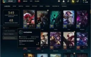 Conta prata 1 com 129 champs e 80 skins.