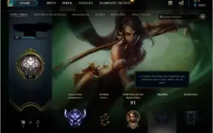Conta lol diamante mmr alto