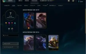 Conta lol diamante mmr alto