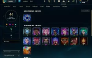 Prata 4 com 26 Champs e 3 Skins