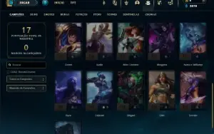 Prata 4 com 26 Champs e 3 Skins