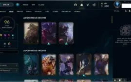 Conta League of Legends lvl 380