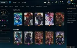 Conta lol 421skins dima 2