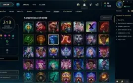 Conta lol 421skins dima 2