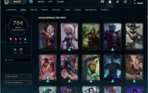Conta de League of Legends (Mestre)