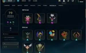 Conta de League of Legends (Mestre)