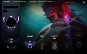 CONTA LOL DIAMANTE 4